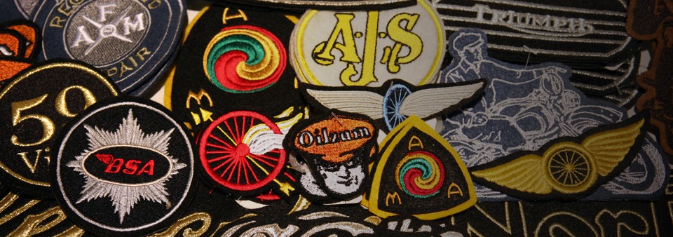 Custom made vintage-style patches are here.